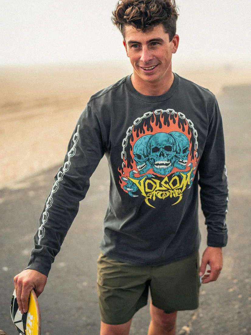 Volcom Men&#39;s Hot Headed Long Sleeve Shirt - STH