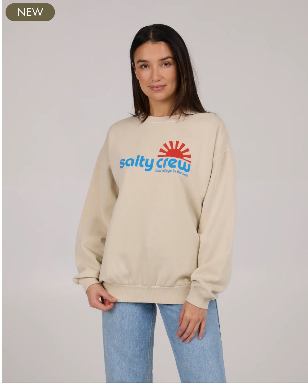 Salty Crew Women Fun In The Sun Crew - Off White