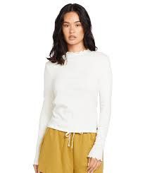 Volcom Women&#39;s LiL Knit LS Shirt - SWH