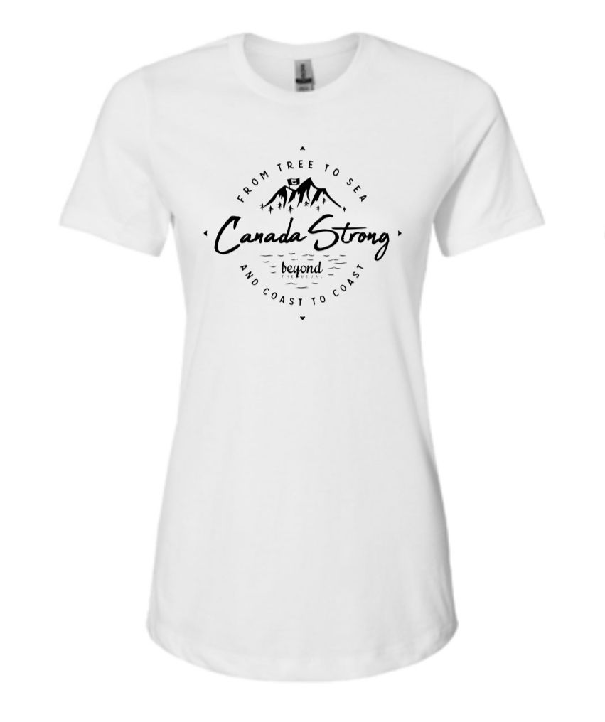 BTU Women&#39;s Canada Strong Tee - White