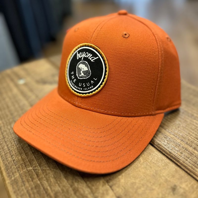 BTU Adjustable Hat Mid Crown Curve Brim 6 Panel - Icon