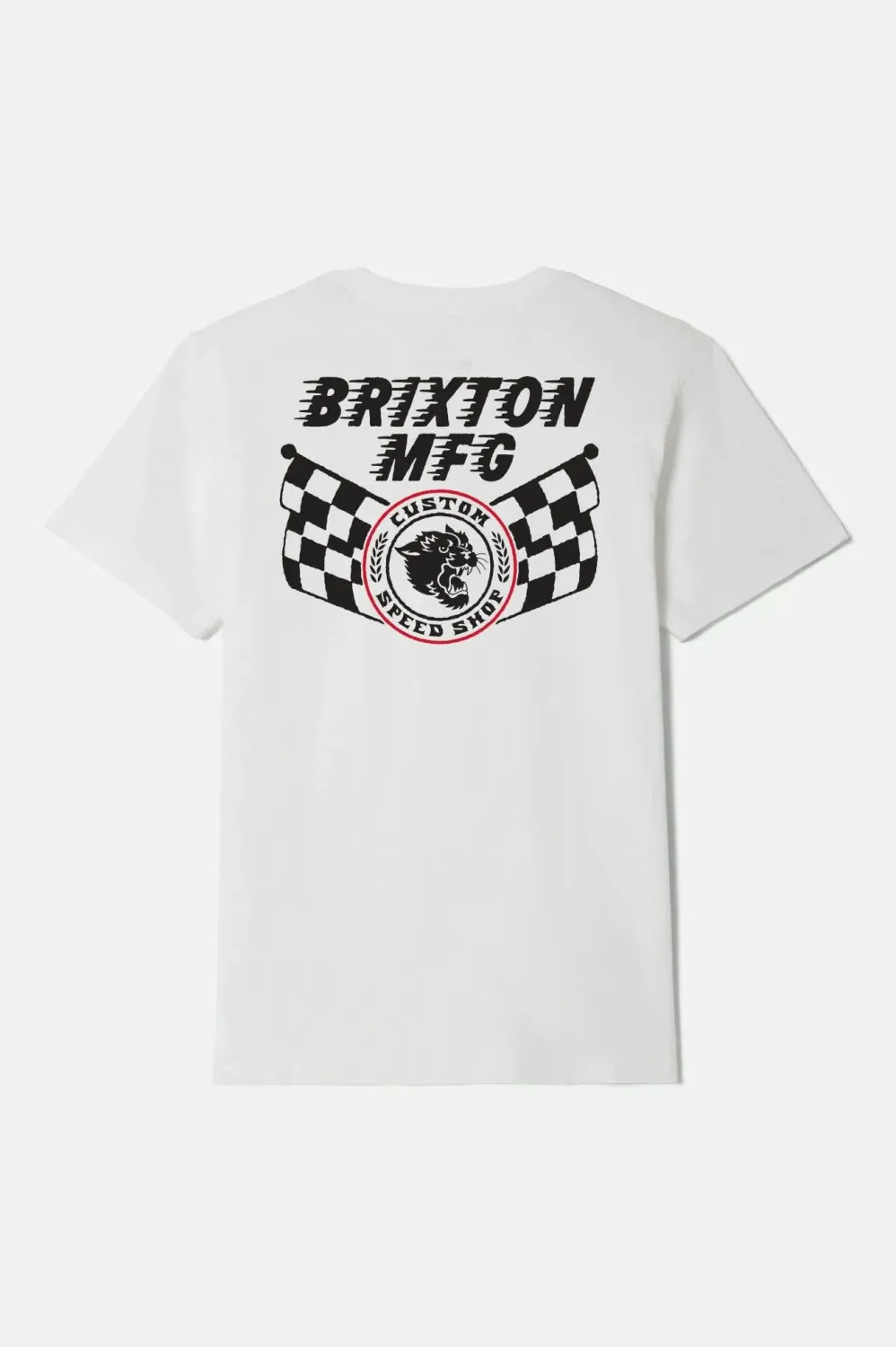 Brixton Mens Dunbar Tee - White