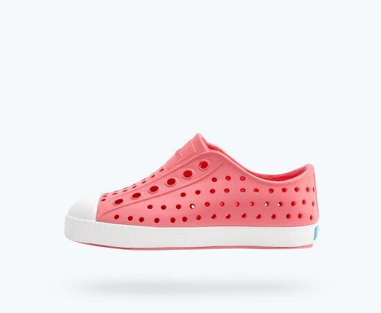 Native Shoes Jefferson Child- Flamingo Pink/Shell White