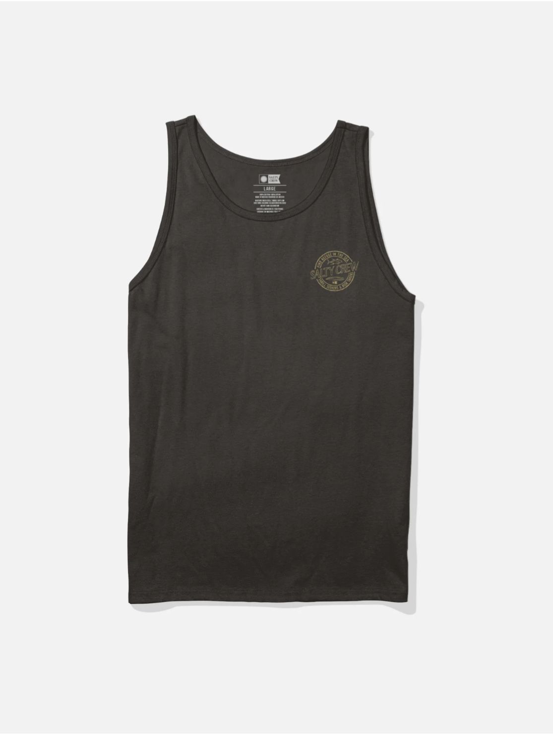 Salty Crew Men Skewed Tank - Black