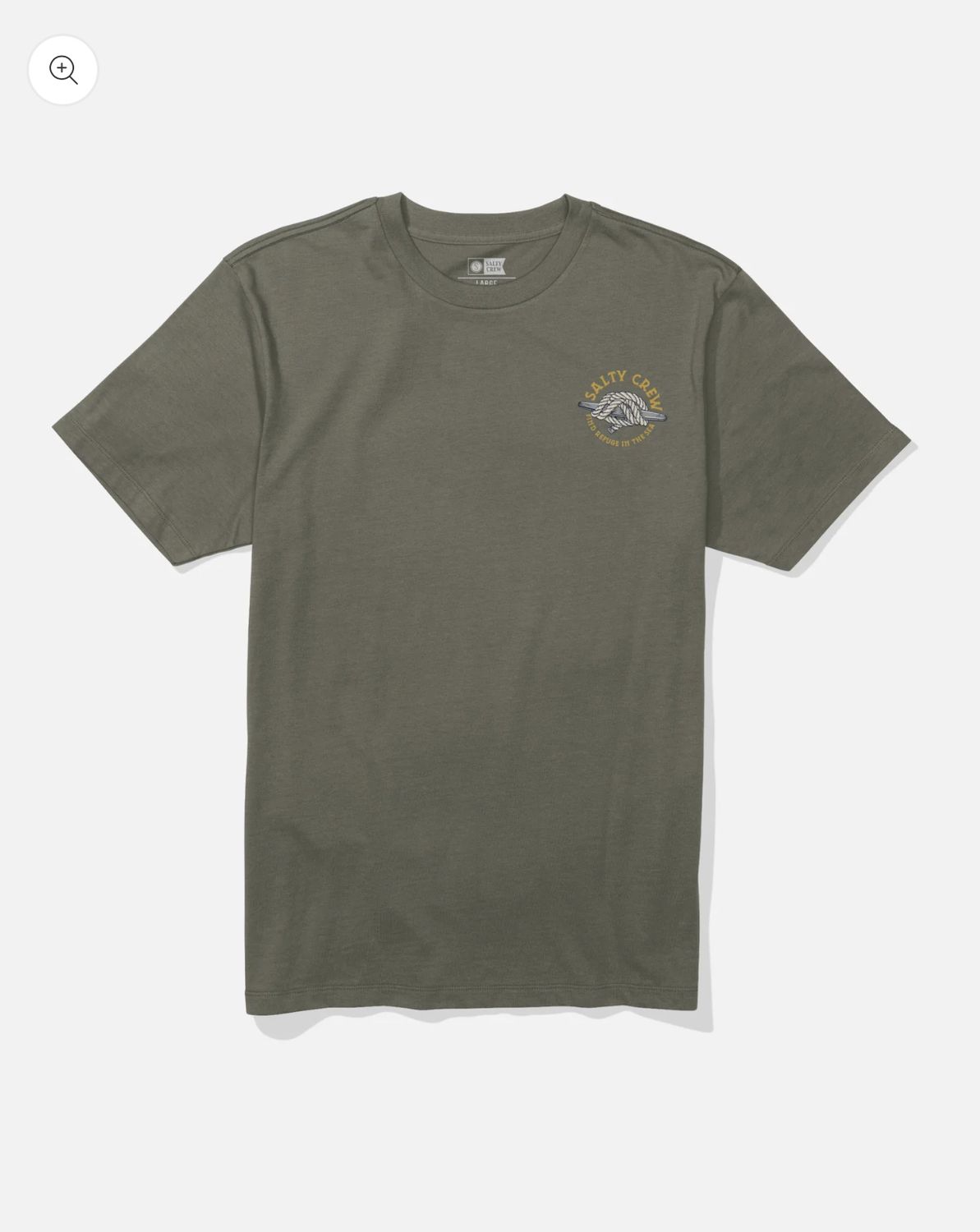 Salty Crew Men Cleat Knot SS Tee - Dusty Olive