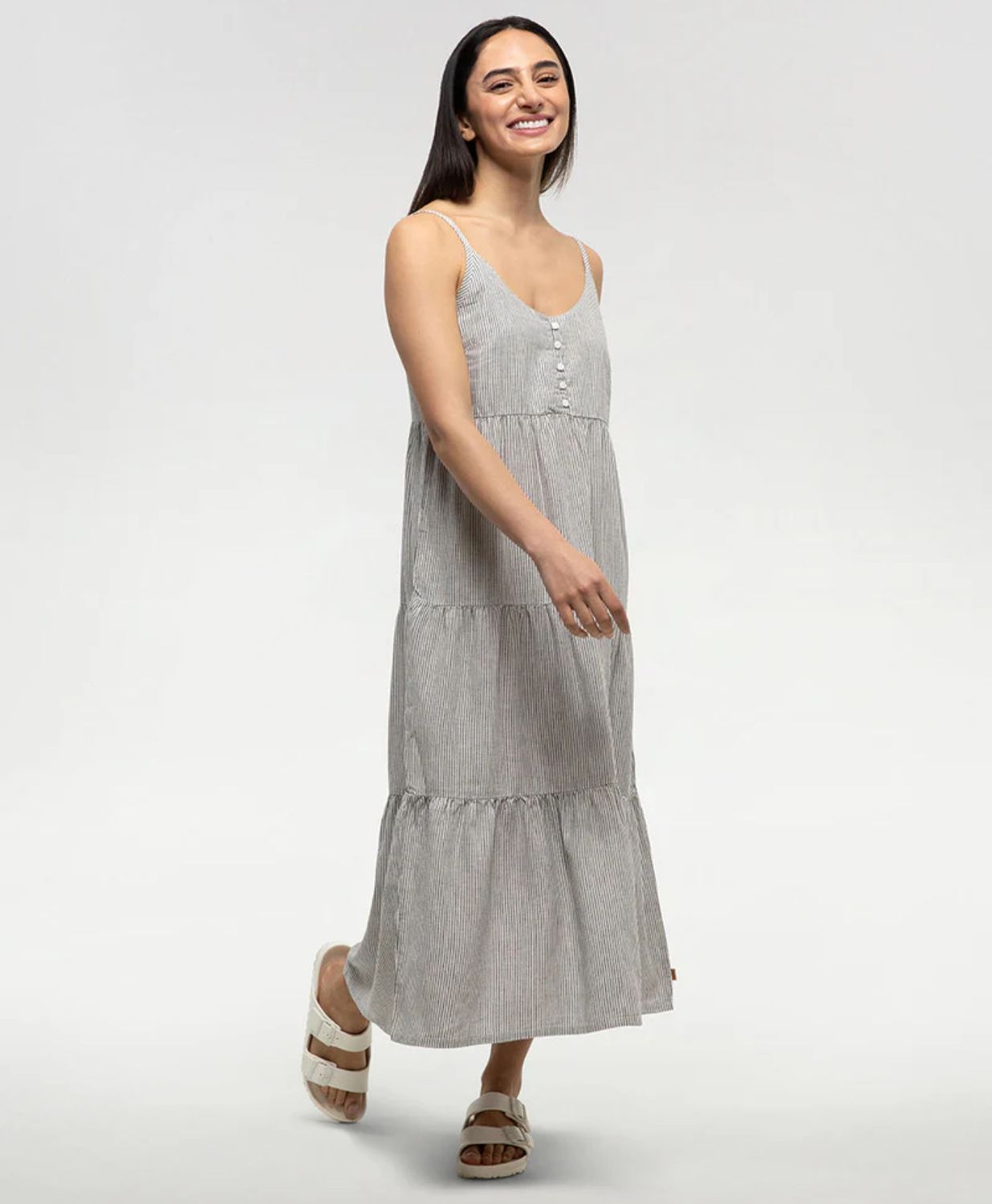 Tentree Women Hopewell Dress - Undyed Graphite