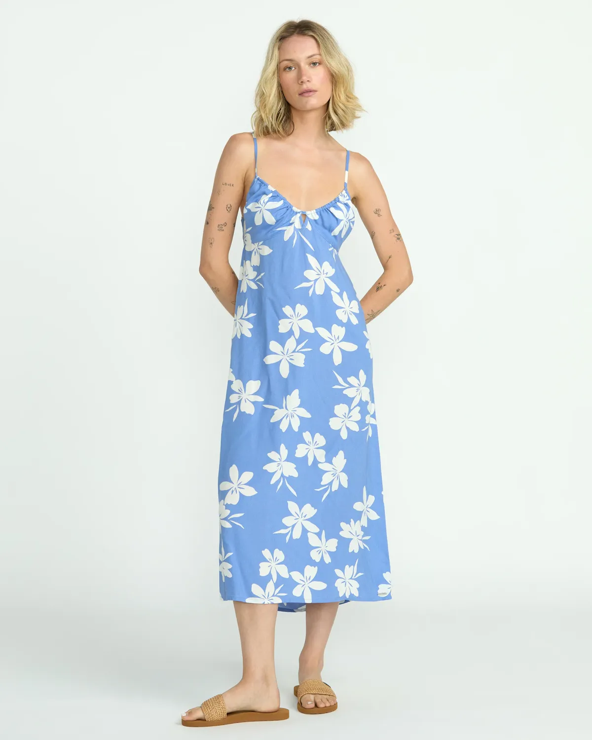 Volcom Women&#39;s Coco Ho Midi Dress- DPW