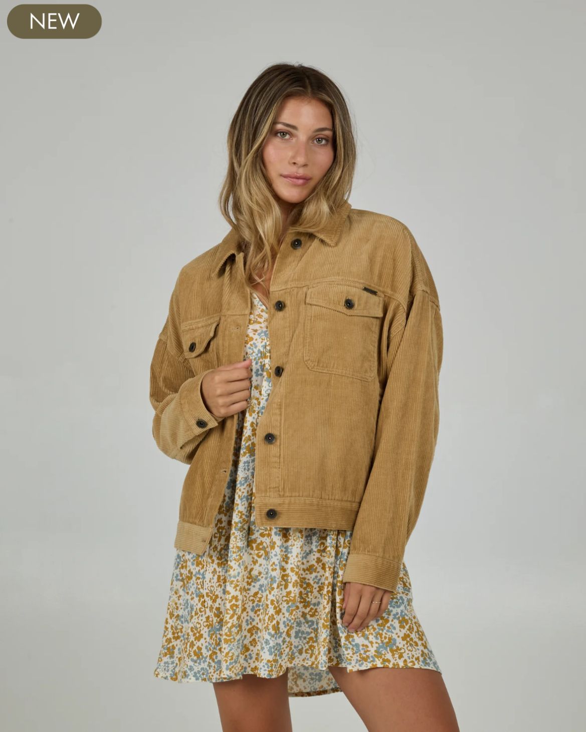 Salty Crew W Boardwalk Jacket - Kha