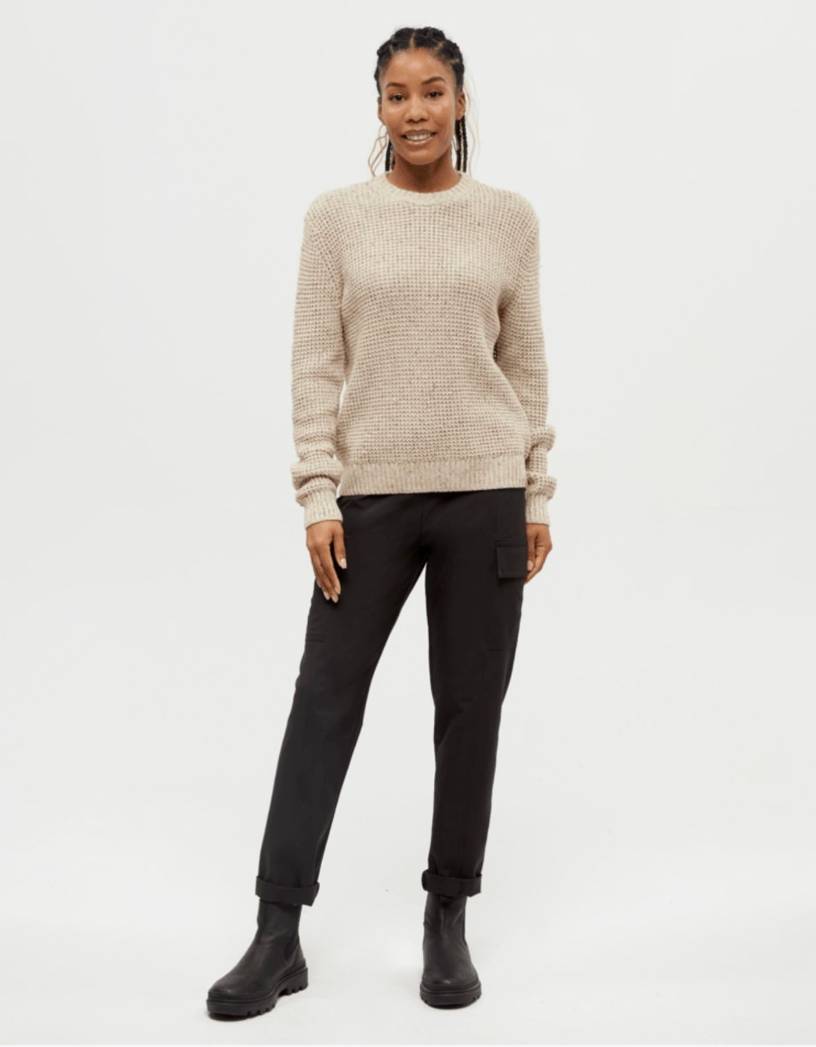 Tentree Women Morrell Sweater - Warm Oak