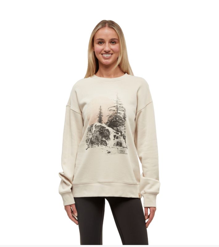 Tentree Women Backcountry Crew - Warm Oak