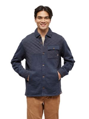 Tentree Men Helmcken Shacket - Midnight Blue