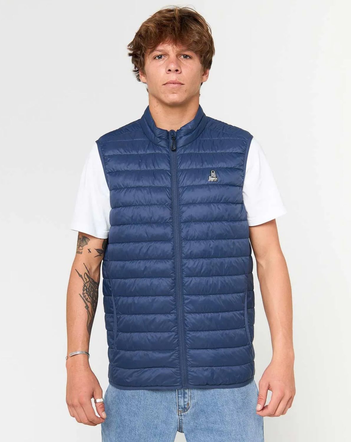 Rip Curl Men Anti Series Puffer Vest - Navy