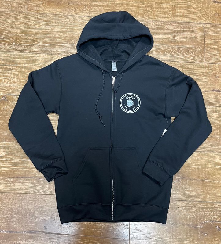 BTU Adult Icon/VI Map Zip Hoodie - Black