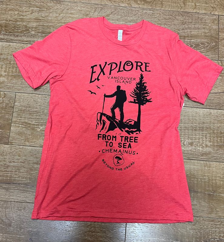 BTU Adult Unisex Explore S/S Tee - Red