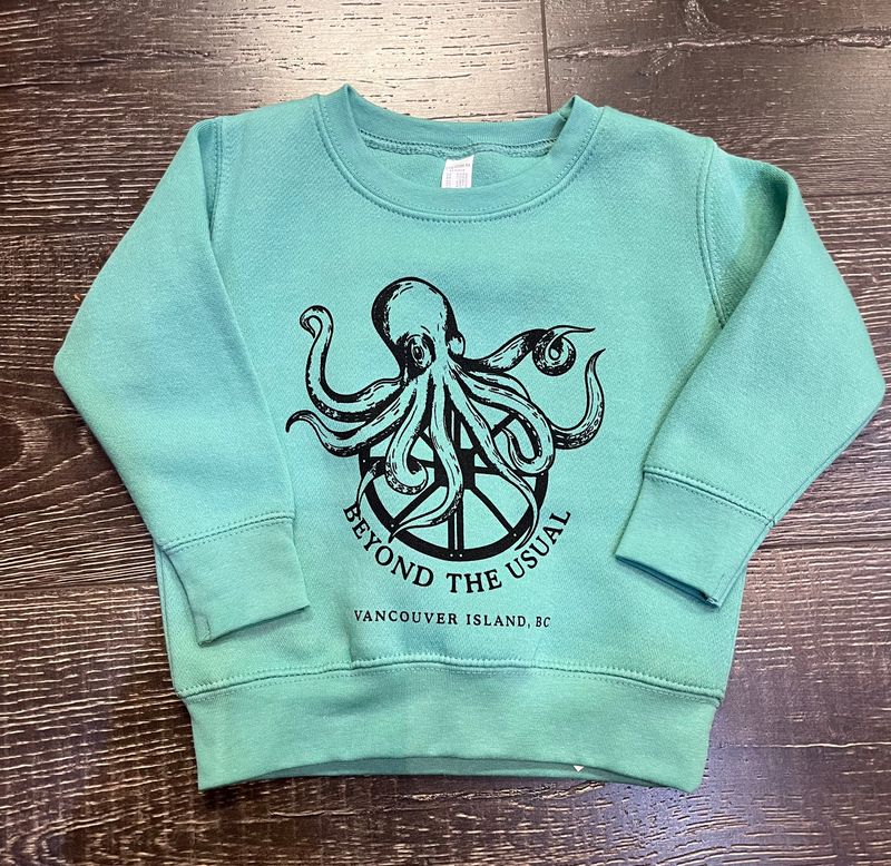 BTU Toddler Octopus Crewneck Sweater