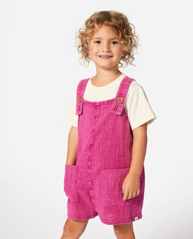 Rip Curl Girls Classic Surf Onesie - Hot Pink