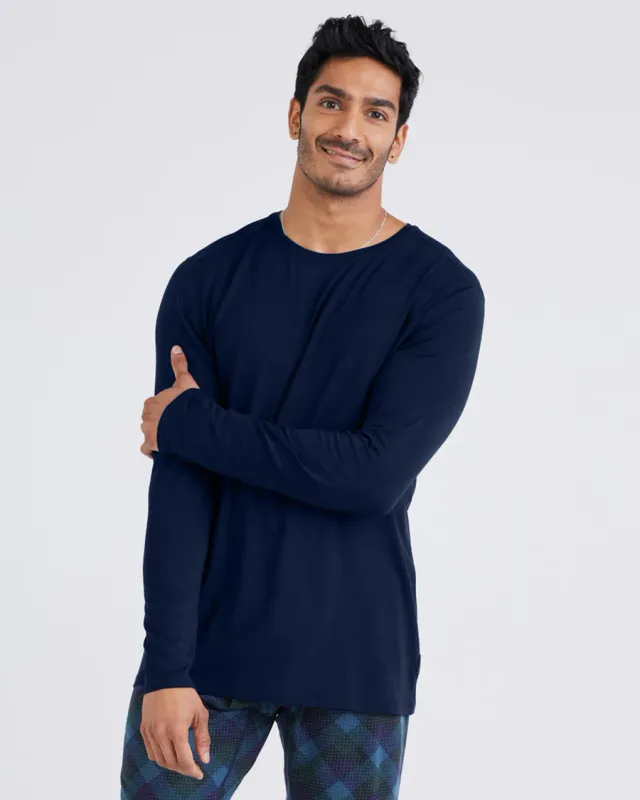 Saxx Snooze Long Sleeve Tee - Maritime