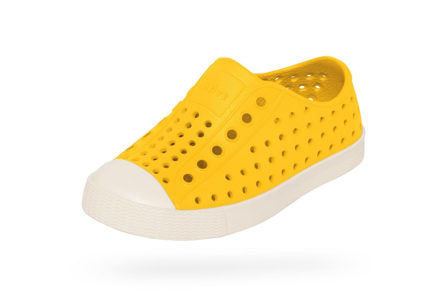 Native Shoes Jefferson Junior - Crayon Yellow/Shell White