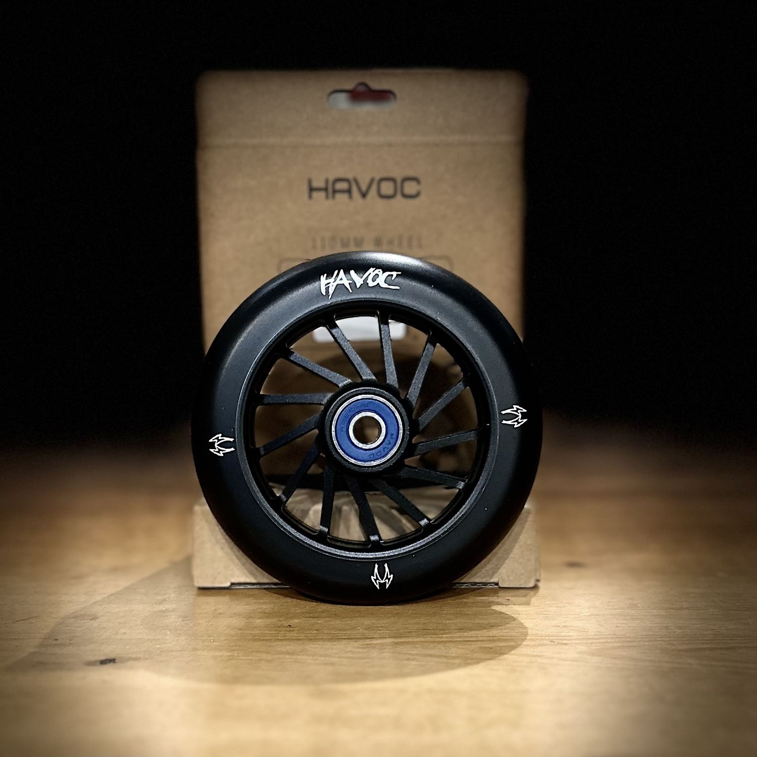 Havoc 110mm Wheels, Color: Black/Black