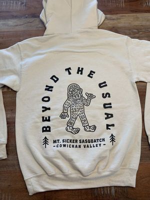 BTU Adult Unisex Sasquatch Hoodie - Sand