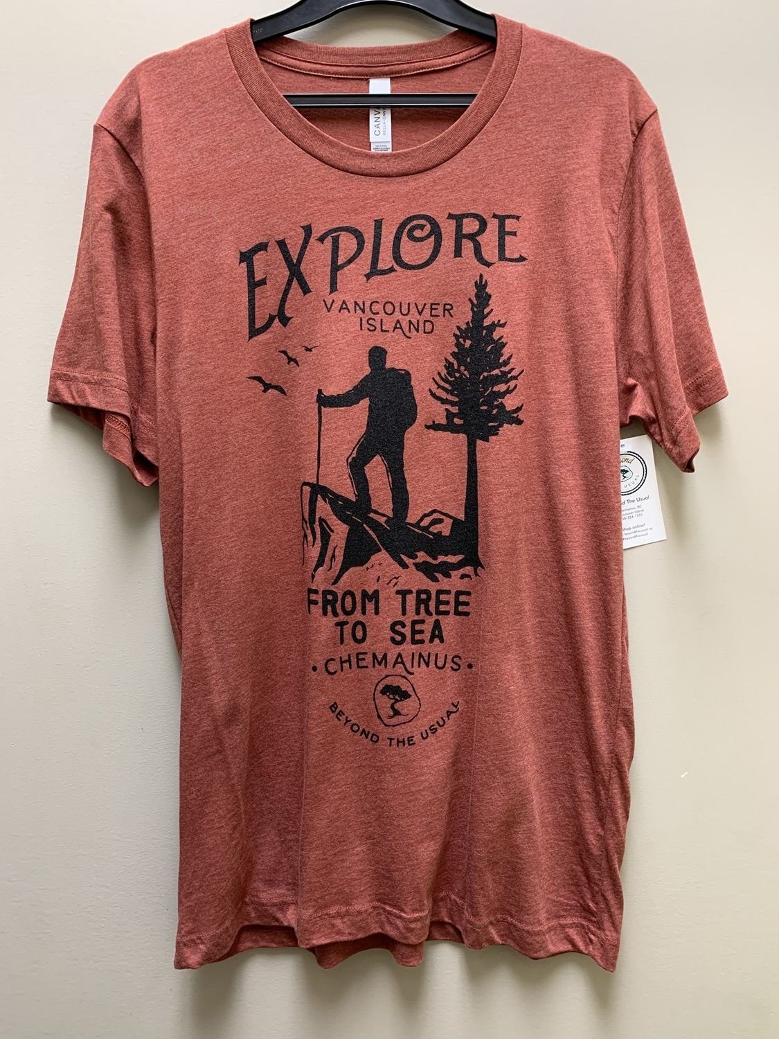 BTU Adult Unisex Explore S/S Tee - Clay