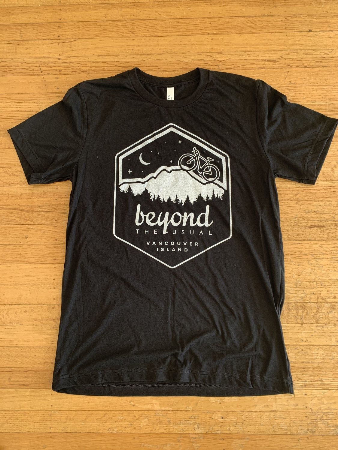 BTU Adult Unisex Bike S/S Tee Black White
