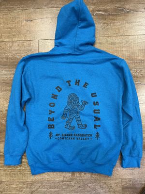 BTU Adult Unisex Sasquatch Hoodie - Sapphire