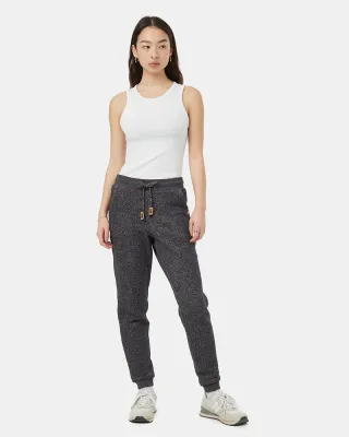 Tentree Womens Bamone Sweatpant - Black Marled