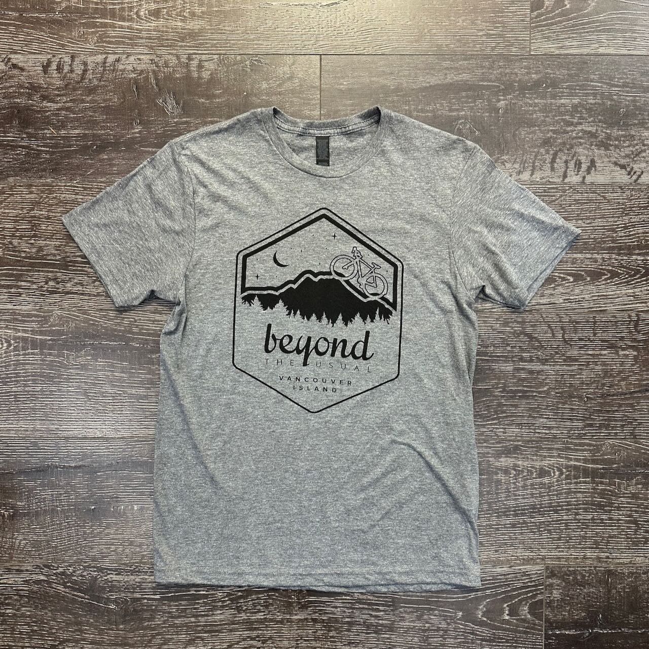 BTU Adult Unisex Bike S/S Tee Heather Grey