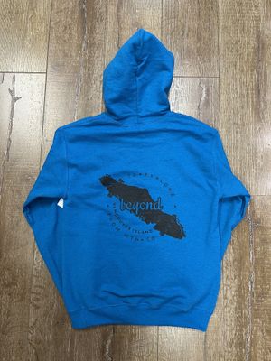 BTU Adult Unisex VanIsle Map Hoodie - Sapphire