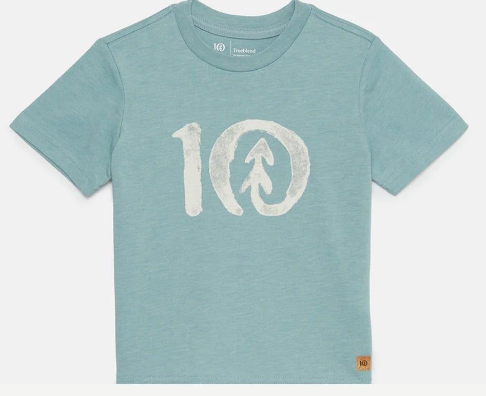 Tentree Kid's Watercolor Ten Tee
