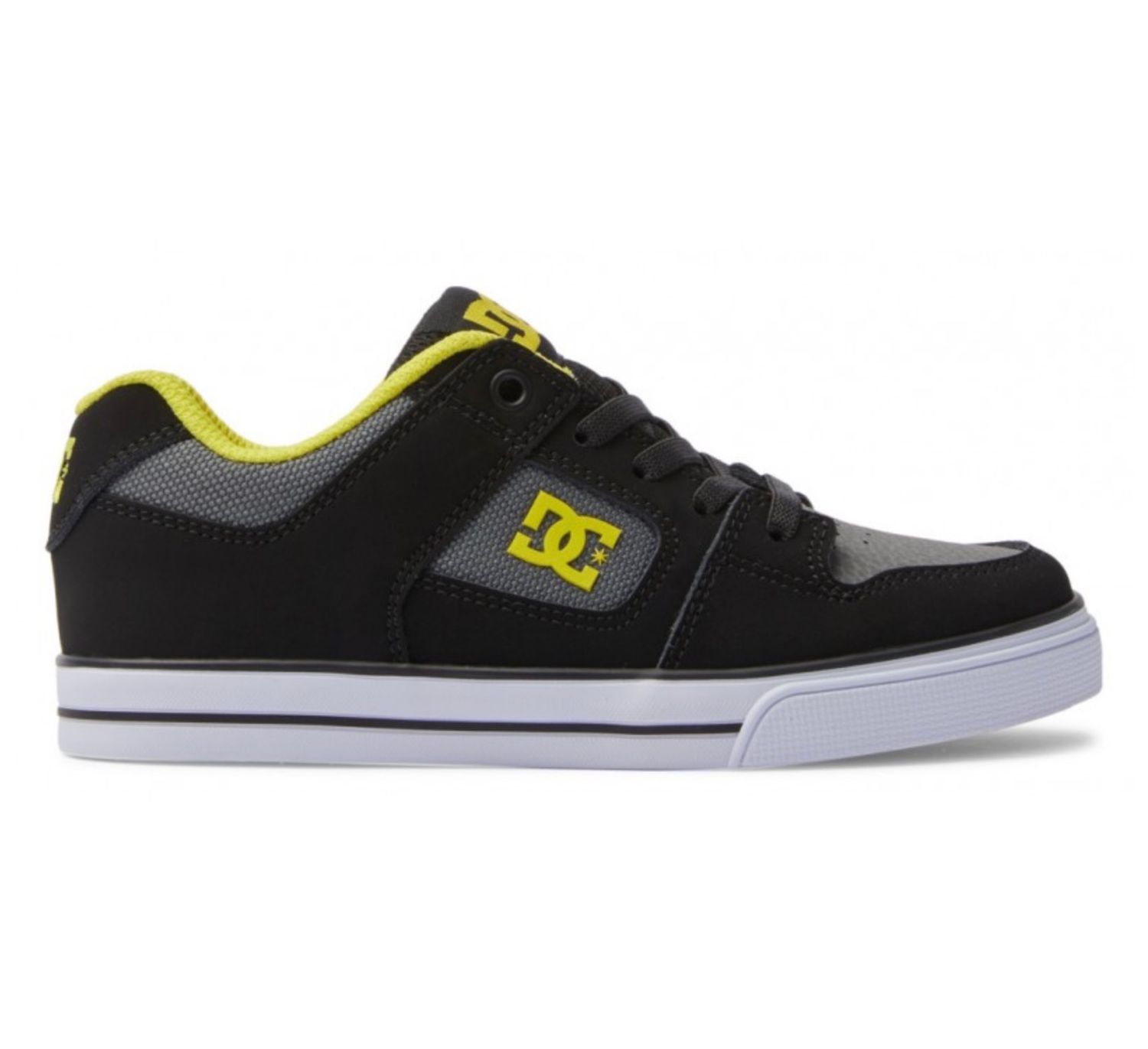 DC Shoes Youth Pure Elastic - BL4 Black/Lime Green
