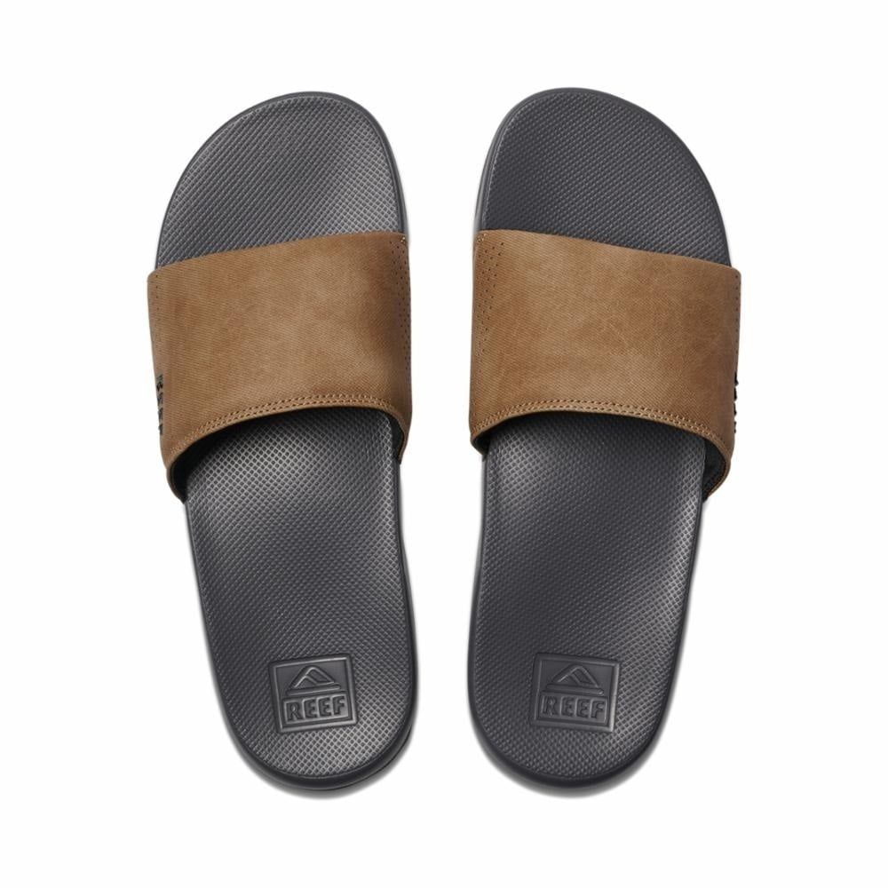 Reef Men's One Slide - Grey/Tan