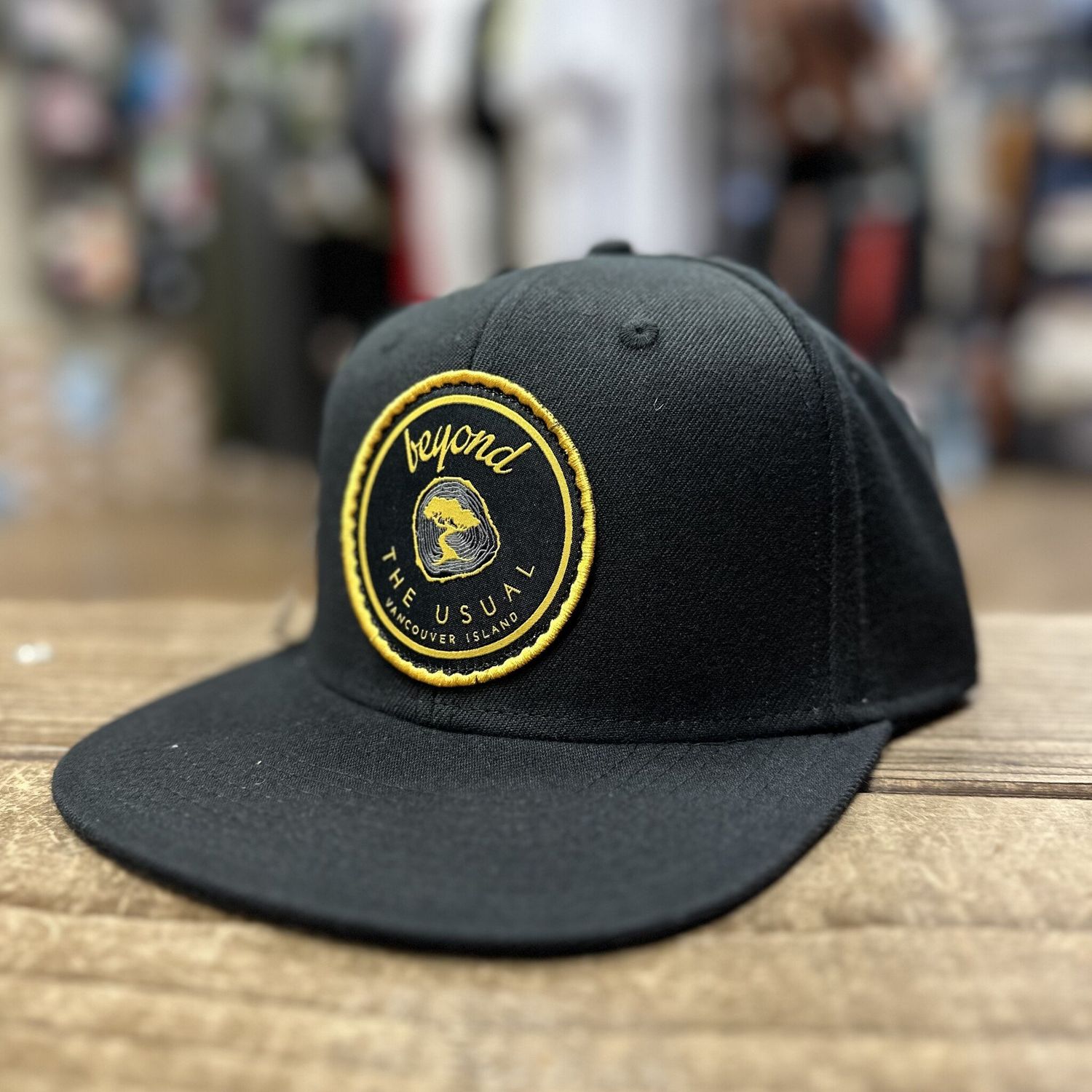 BTU Adjustable Hat High Crown Flat Brim 6 Panel - Icon