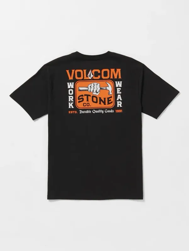 Volcom Men's Workwear Nailed Tee - BLK