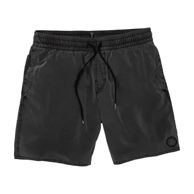 Volcom Men's Center Trunk 17 - BLK