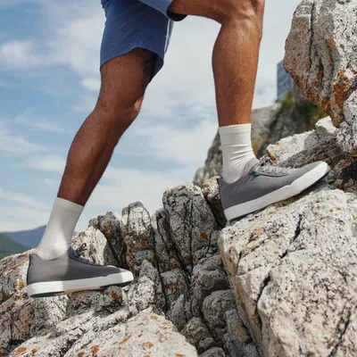 Vessi Men's Weekend Sneaker - Concrete Grey