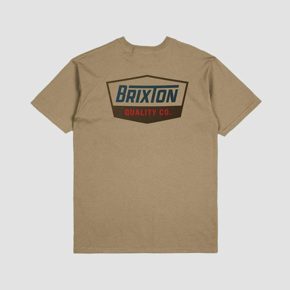 Brixton Men's Regal SS Tee - Tiger/Navy/Brown