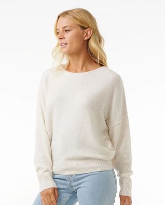 Rip Curl Women's Emily Sweater - Ecru Marle