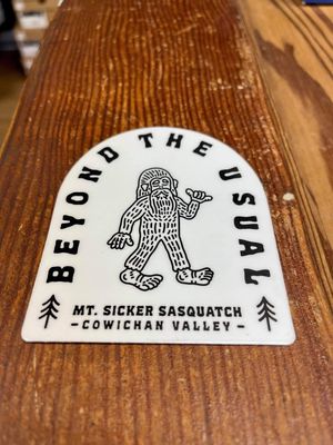 BTU Sasquatch Sticker 3”