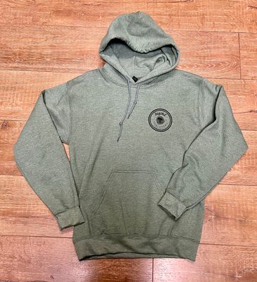 BTU Adult Unisex Sasquatch Hoodie - Hthr Dark Green