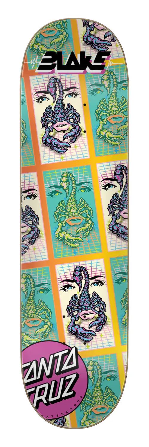 Santa Cruz Everslick Deck Johnson Danger Tile 8.37x32
