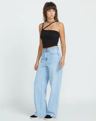 Volcom Women Stoned BF Hirise Jeans - BRB