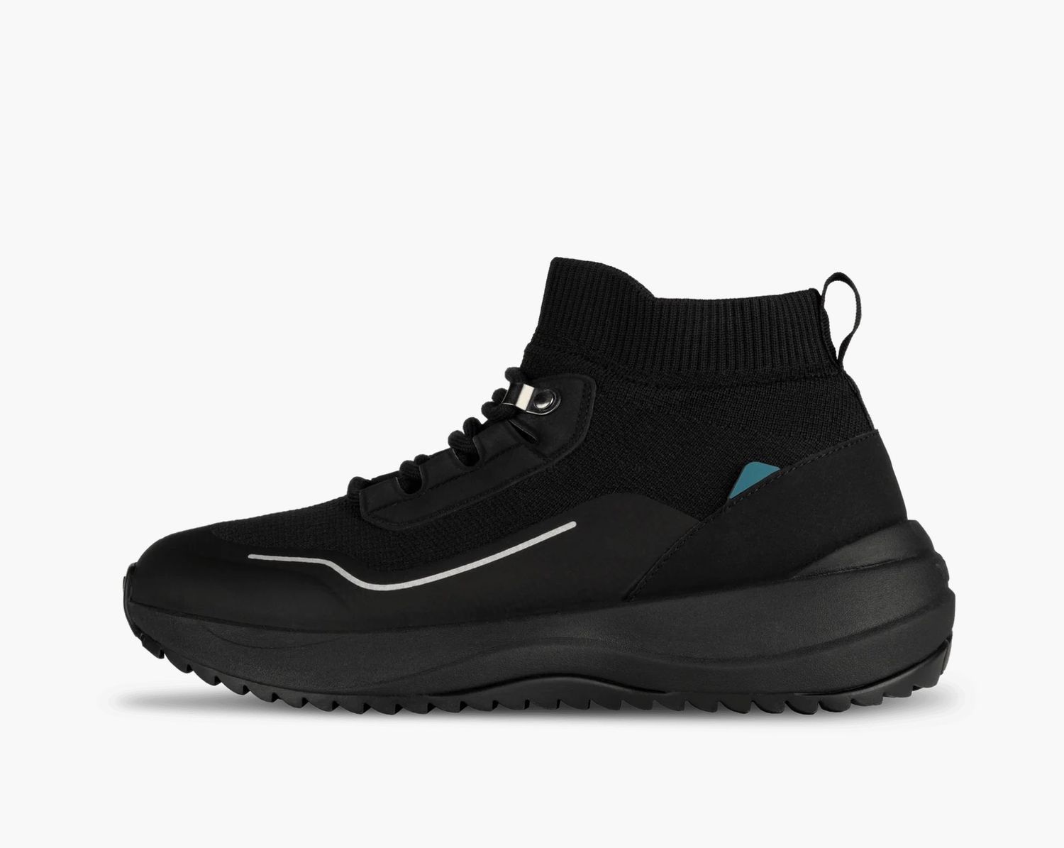 Vessi Men's Stormburst Hi Runner - Black