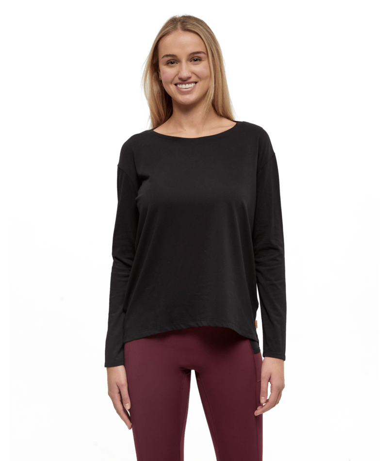 Tentree Women Plateau Longsleeve - Black