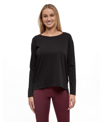 Tentree Women Plateau Longsleeve - Black