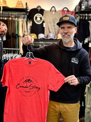 BTU Adult Unisex Canada Strong Tee - Red
