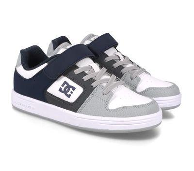 DC Shoe Co Kids Manteca 4 V - Grey/Navy/White