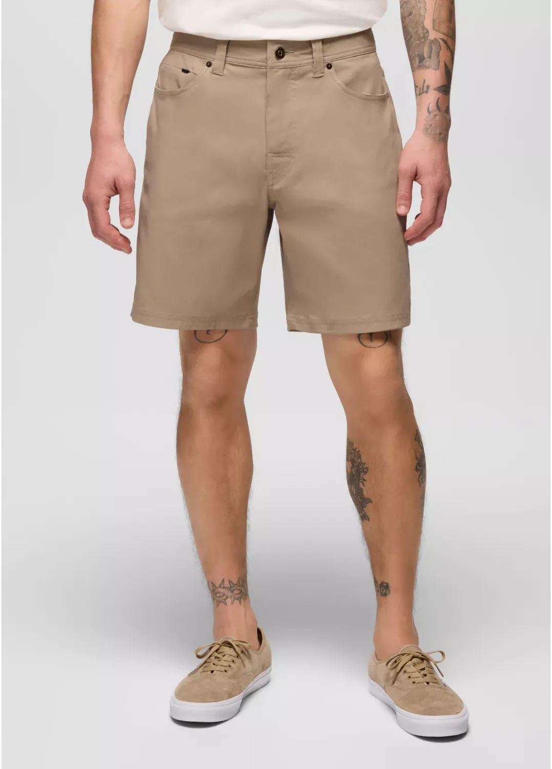 Prana Men's Stretch Zion 5 Pocket Short - Sandbar