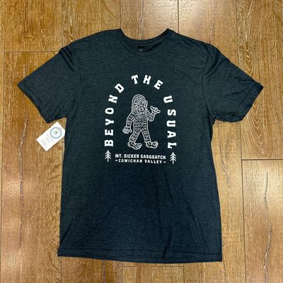 BTU Adult Unisex Sasquatch S/S Tee Black Mist